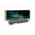 Batterij voor HP HDX18 Laptop 6600 mAh 14.4V / 14.8V Li-Ion- Green Cell