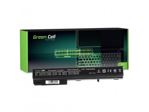 Batterij voor HP Compaq 8710w Laptop 4400 mAh 10.8V / 11.1V Li-Ion- Green Cell