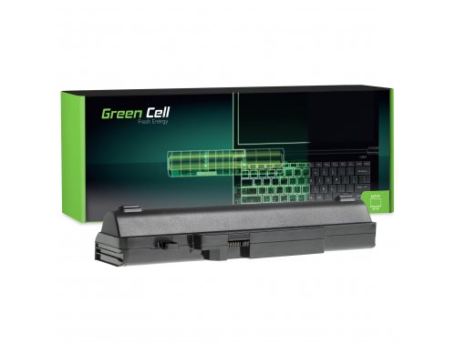 Batterij voor Lenovo IdeaPad Y560A Laptop 6600 mAh 11.1V / 10.8V Li-Ion- Green Cell
