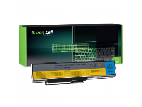 Batterij voor Lenovo G400 Laptop 4400 mAh 11.1V / 10.8V Li-Ion- Green Cell