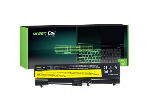 Batterij voor Lenovo ThinkPad T410 2537 Laptop 4400 mAh 10.8V / 11.1V Li-Ion- Green Cell