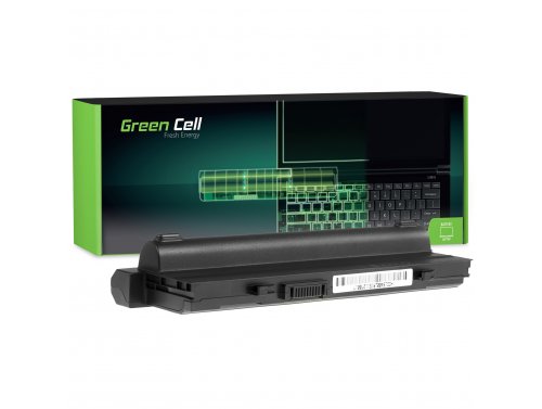 Batterij voor Dell Latitude E5510 Laptop 8800 mAh 11.1V / 10.8V Li-Ion- Green Cell