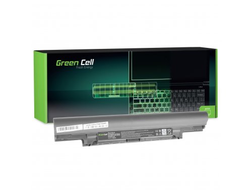Batterij voor Dell Latitude P47G001 Laptop 4400 mAh 11.1V / 10.8V Li-Ion- Green Cell