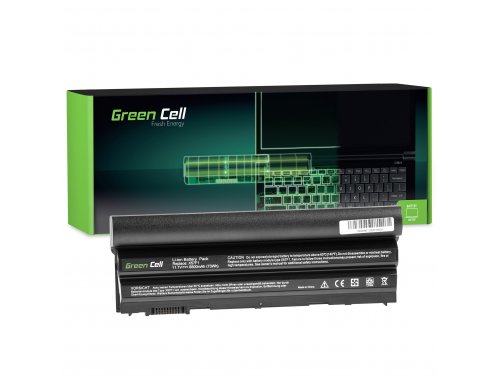 Batterij voor Dell Latitude P25G001 Laptop 6600 mAh 11.1V / 10.8V Li-Ion- Green Cell