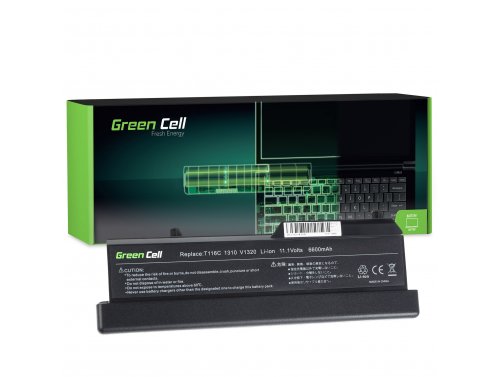 Green Cell Laptop Accu K738H T116C voor Dell Vostro 1310 1320 1510 1511 1520 2510