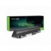 Batterij voor Asus Eee PC 1015E Laptop 6600 mAh 10.8V / 11.1V Li-Ion- Green Cell