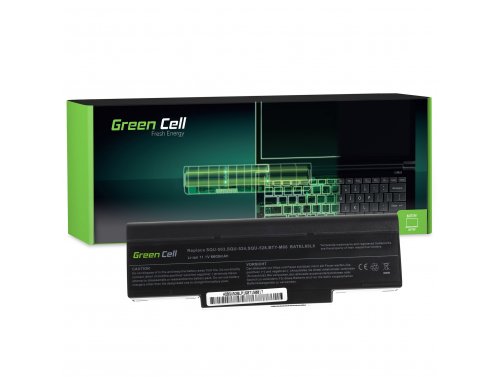 Batterij voor Asus Z96F Laptop 6600 mAh 11.1V / 10.8V Li-Ion- Green Cell