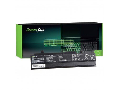 Batterij voor Asus Eee PC 1215B Laptop 4400 mAh 10.8V / 11.1V Li-Ion- Green Cell