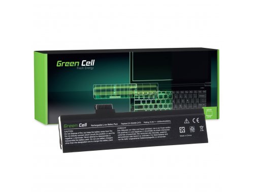Batterij voor Advent 8215 Laptop 4400 mAh 11.1V / 10.8V Li-Ion- Green Cell