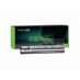 Batterij voor MSI Wind U100W Laptop 4400 mAh 11.1V / 10.8V Li-Ion- Green Cell