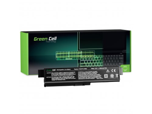 Batterij voor Toshiba Satellite L745D-SP4172KM Laptop 6600 mAh 10.8V / 11.1V Li-Ion- Green Cell