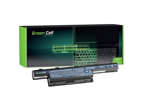 Batterij voor eMachines G640G Laptop 6600 mAh 11.1V / 10.8V Li-Ion- Green Cell