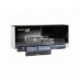 Batterij voor Acer Aspire E1-571-32324G50MN Laptop 5200 mAh 10.8V / 11.1V Li-Ion- Green Cell