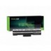 Batterij voor SONY VAIO VPCCW15FG/W Laptop 4400 mAh 11.1V / 10.8V Li-Ion- Green Cell