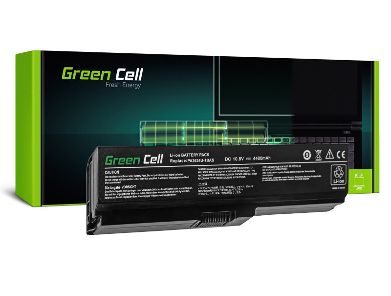 analoog Magistraat Overname Green Cell Laptop Accu PA3634U-1BRS voor Toshiba Satellite A660 C650 C660  C660D L650 L650D L655 L655D L670 L670D L675 M500 U500 - Battery Empire