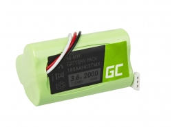 Batterij Green Cell 180AAHC3TMX voor luidspreker Logitech S315i S715i Z515 Z715 S-00078 S-00096 S-00100, NI-MH 3.6V 2000mAh