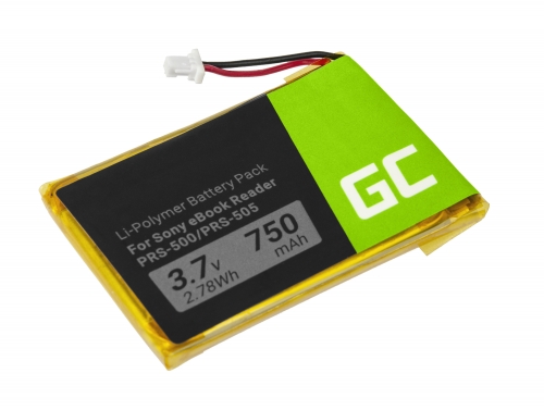 Batterij Green Cell 1-756-769-11 voor ebook Sony Portable Reader PRS-500 PRS-500U2 PRS-505 PRS-505LC PRS-700, 750mAh