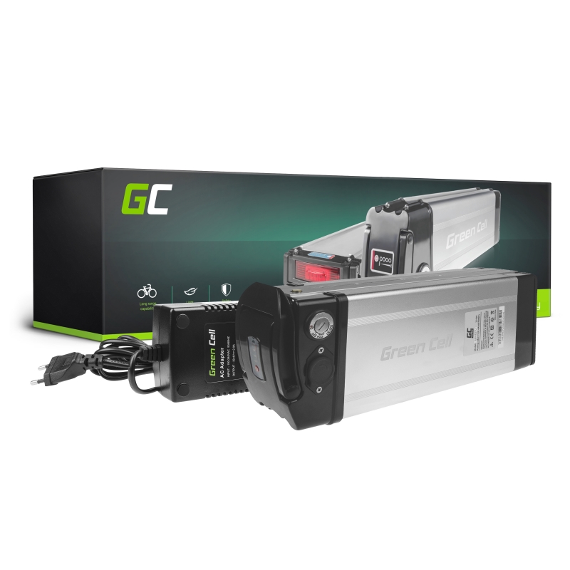 Green Cell ® Fietsaccu 48V 20.4Ah Li-Ion Panasonic Cellen Silverfish  Pedelec E-Bike Batterij met Lader
