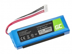 Batterij Green Cell GSP1029102A voor Bluetooth luidspreker JBL Charge 3 Charge III 2016 Version, Li-Polymer 3.7V 6000mAh