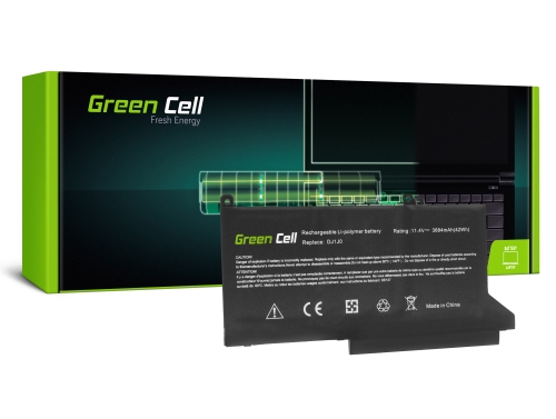 Green Cell Batterij DJ1J0 voor Dell Latitude 7280 7290 7380 7390 7480 7490