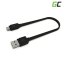 Green Cell GCmatte USB - Micro-USB-kabel van 25 cm, Ultra Charge snel opladen, QC 3.0