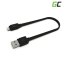 Green Cell GCmatte USB - Lightning-kabel van 25 cm voor iPhone, iPad, iPod, snel opladen