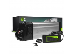 Green Cell ® Fietsaccu 48V 12Ah Li-Ion Silverfish Pedelec E-Bike Batterij met Lader