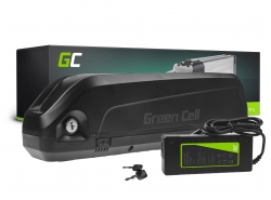 Green Cell Fietsaccu 48V 15Ah 720Wh Down Tube Ebike EC5 voor Samebike, Ancheer met Lader