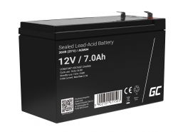 Green Cell® AGM 12V 7Ah VRLA batterij Accu voedingsaccu UPS geluidsinstallaties energiereserve Back-UPS