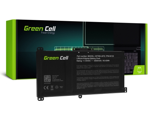 Green Cell Batterij BK03XL 916811-855 916366-421 916366-541 916811-855 voor HP Pavilion x360 14-BA 14-BA000 14-BA100