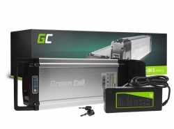 Green Cell® Fietsaccu 36V 12Ah Li-Ion E-Bike Rear Rack Green Cell Accu voor Elektrische Fiets Batterij met Lader