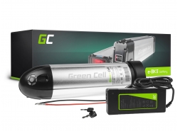 Green Cell Fietsaccu 36V 12Ah 432Wh Down Tube Ebike 2 Pin voor Ancheer, Vivi met Lader