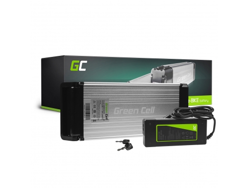 Green Cell Elektrische Fiets Accu 36V 15Ah 540Wh Drager Ebike C13 voor Greens, Daymak, Cutler met Oplader