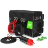 Green Cell ® 300 W / 600 W Spanningsomvormer Omvormer 12V tot 230 V Omvormer USB