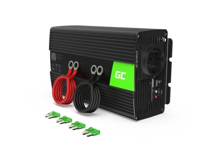Iedereen Verstikkend Kelder Green Cell® Power Inverter 1000 W / 2000 W 12V tot 230 V USB