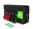 Green Cell ® 2000W / 4000W Voltage Converter Inverter 12V tot 230V Power Inverter USB