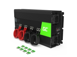 Green Cell ® 3000 W / 6000 W Spanningsomvormer Omvormer 12V tot 230V Omvormer USB