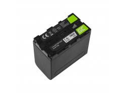 Accumulator Batterij Green Cell NP-F960 NP-F970 NP-F975 voor Sony 7.4V 7800mAh