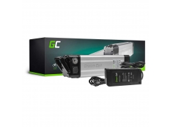 Green Cell® Fietsaccu 36V 8Ah Li-Ion E-Bike Silverfish Accu voor Elektrische Fiets Batterij met Lader