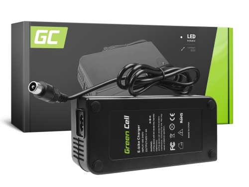 Green Cell ® Oplader voor elektrische fietsen, stekker: RCA, 42V, 4A