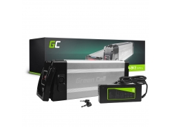 Green Cell® Fietsaccu 48V 11Ah Li-Ion E-Bike Silverfish Green Cell Accu voor Elektrische Fiets Batterij met Lader