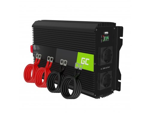 Green Cell ® 2000W / 4000W Spanningsomvormer 12V tot 230V Power Inverter USB