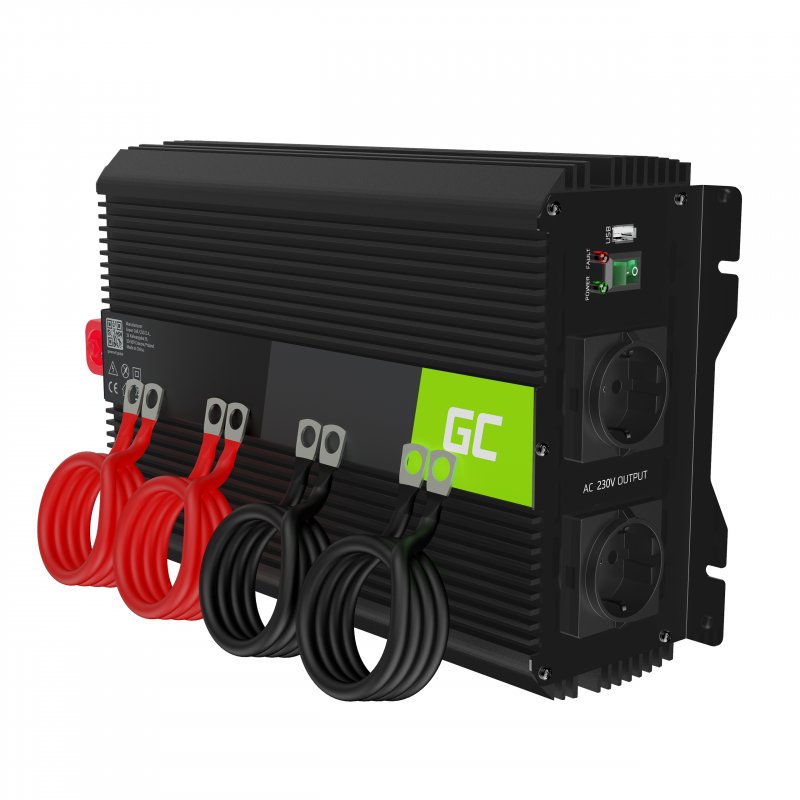 Reciteren belangrijk Koor Green Cell® 3000W / 6000W Spanningsomvormer 12V tot 230V USB