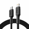 Kabel Lightning USB-C 1m MFi Green Cell Power Stream met snelladen voor Apple iPhone