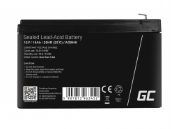 Green Cell ® -batterij AGM VRLA 12V 10AH
