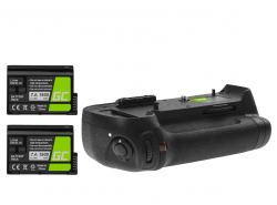 Grip Green Cell MB-D12H voor de Nikon D800 D800E D810 D810A camera