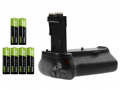 Grip Green Cell BG-E14H voor de Canon EOS 70D 80D camera