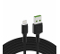 Green Cell GC Ray USB - Lightning 120cm kabel voor iPhone, iPad, iPod, witte LED, snel opladen
