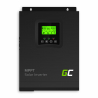 Zonne-omvormer Off Grid Omzetter Met MPPT Green Cell Zonnelader 12VDC 230VAC 1000VA / 1000W Zuivere Sinus Omvormer