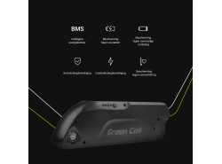 Oplaadbare batterij Green Cell onderbuis 36V 13Ah 468Wh voor elektrische fiets e-bike Pedelec